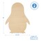 Wooden Penguin Cutout, Multiple Sizes Available, Unfinished for Christmas & Decor| Woodpeckers Crafts